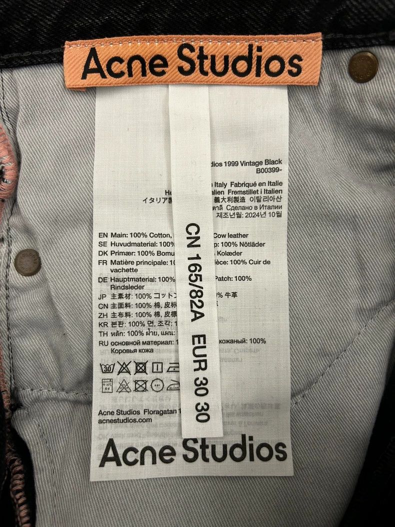 Acne Studios Vintage Acne Studios Black Denim Pants Size US 30 / EU 46 - 6 Thumbnail