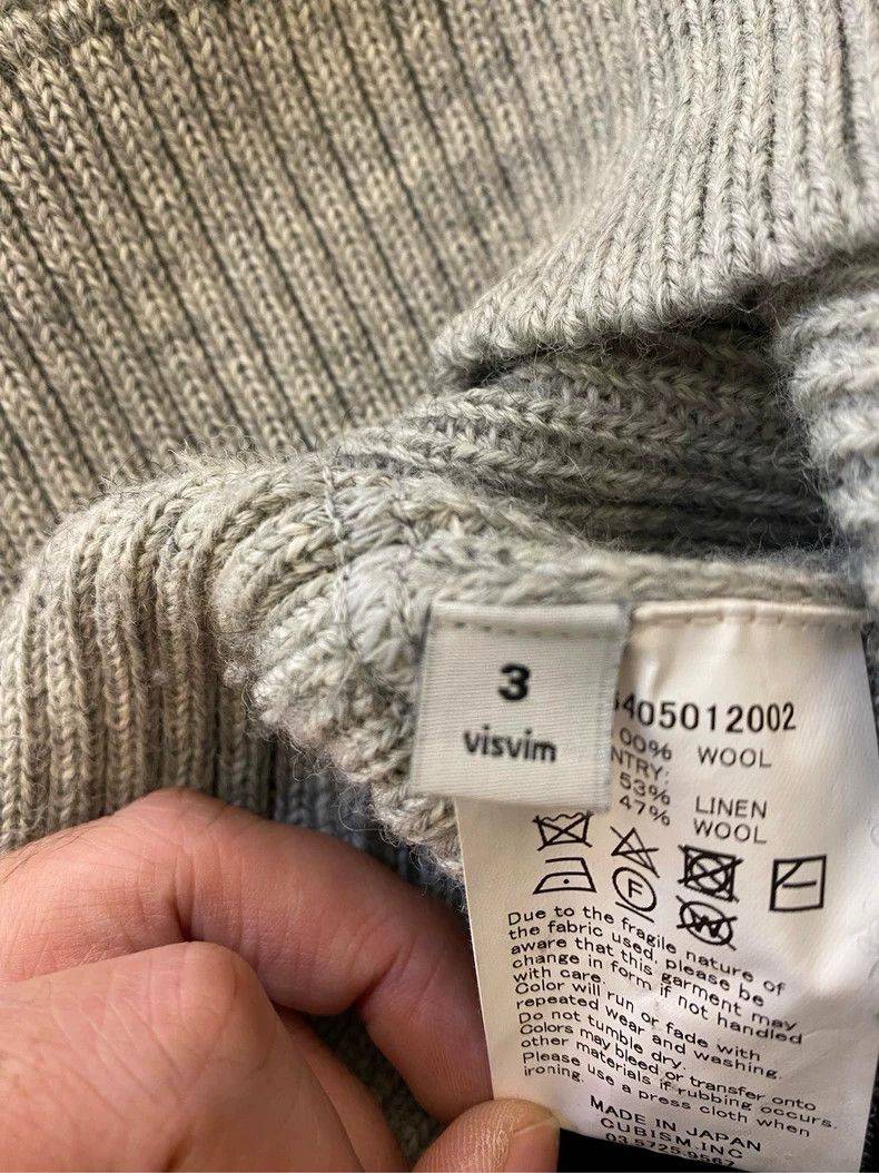 Visvim Gray Water Droplet Sleeve Sweater Size US M / EU 48-50 / 2 - 4 Thumbnail