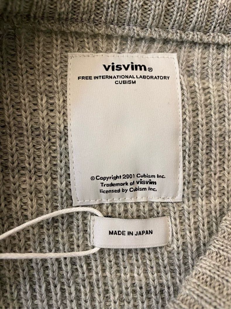 Visvim Gray Water Droplet Sleeve Sweater Size US M / EU 48-50 / 2 - 3 Thumbnail