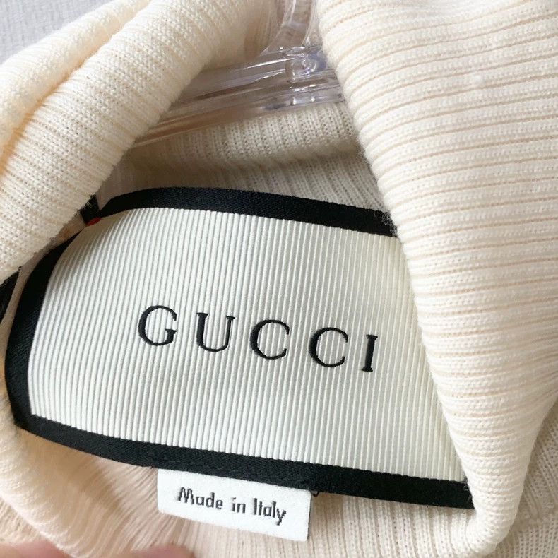 Gucci Gucci Women's Knit Sweater with Floral Detail Size US S / EU 44-46 / 1 - 3 Thumbnail