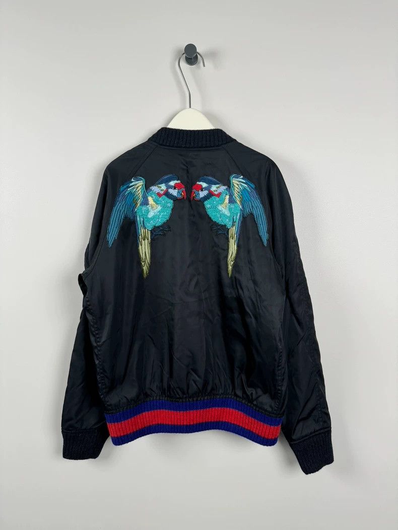 Gucci Gucci Embroidered Baseball Jacket for Sale Size US L / EU 52-54 / 3 - 2 Thumbnail
