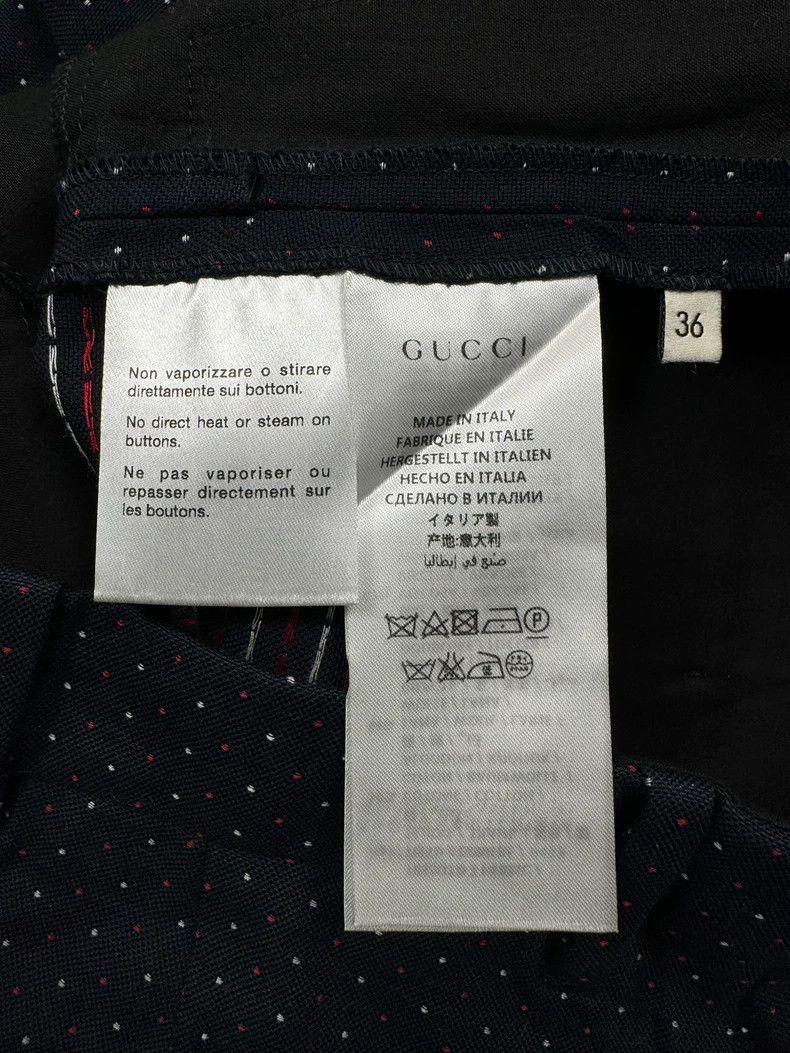 Gucci Gucci Polka Dot Wool Pants Size 36 Size US 36 / EU 52 - 6 Thumbnail