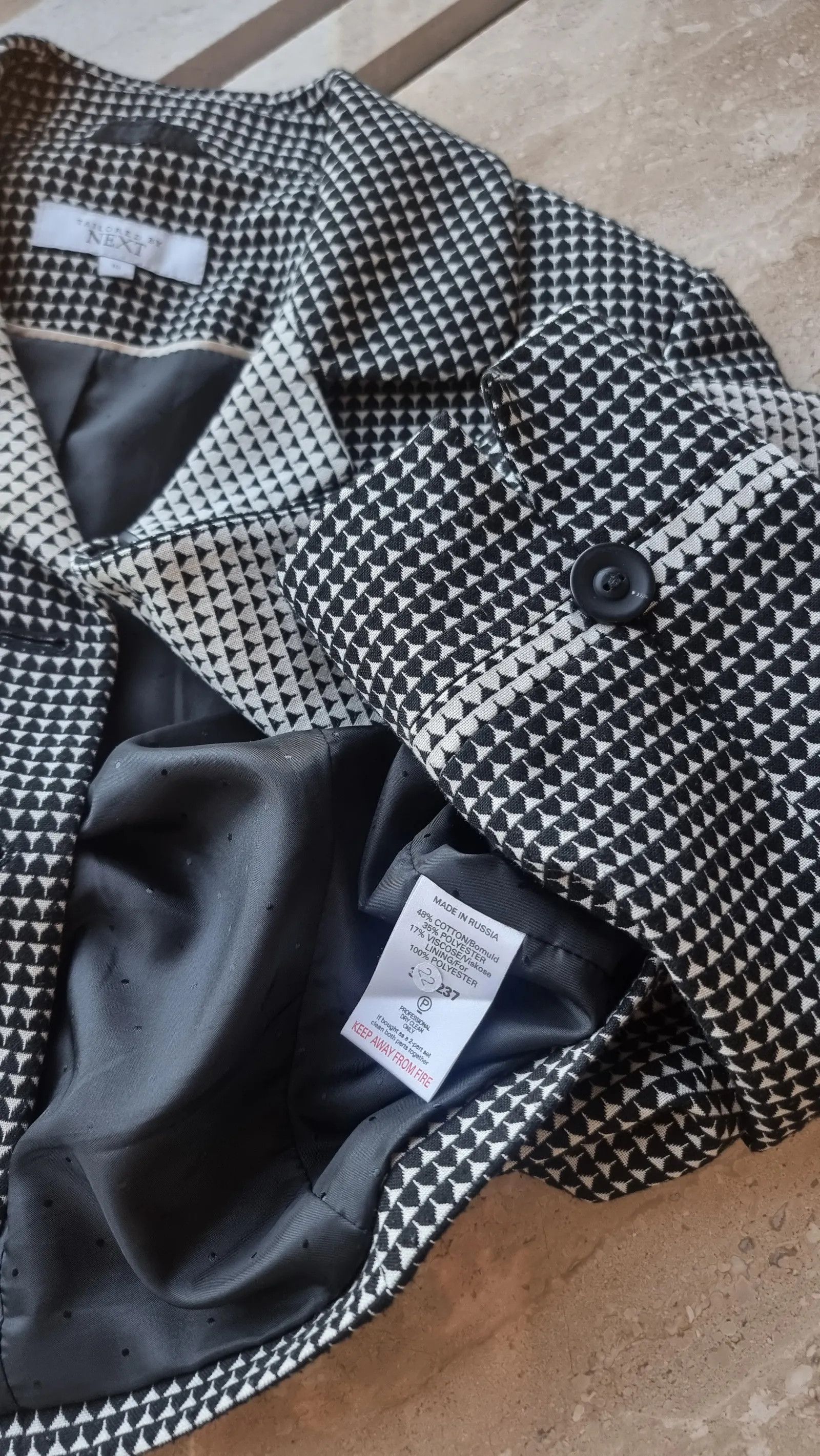 NEXT Tailored by NEXT Blazer Size XS / US 0-2 / IT 36-38 - 3 Thumbnail