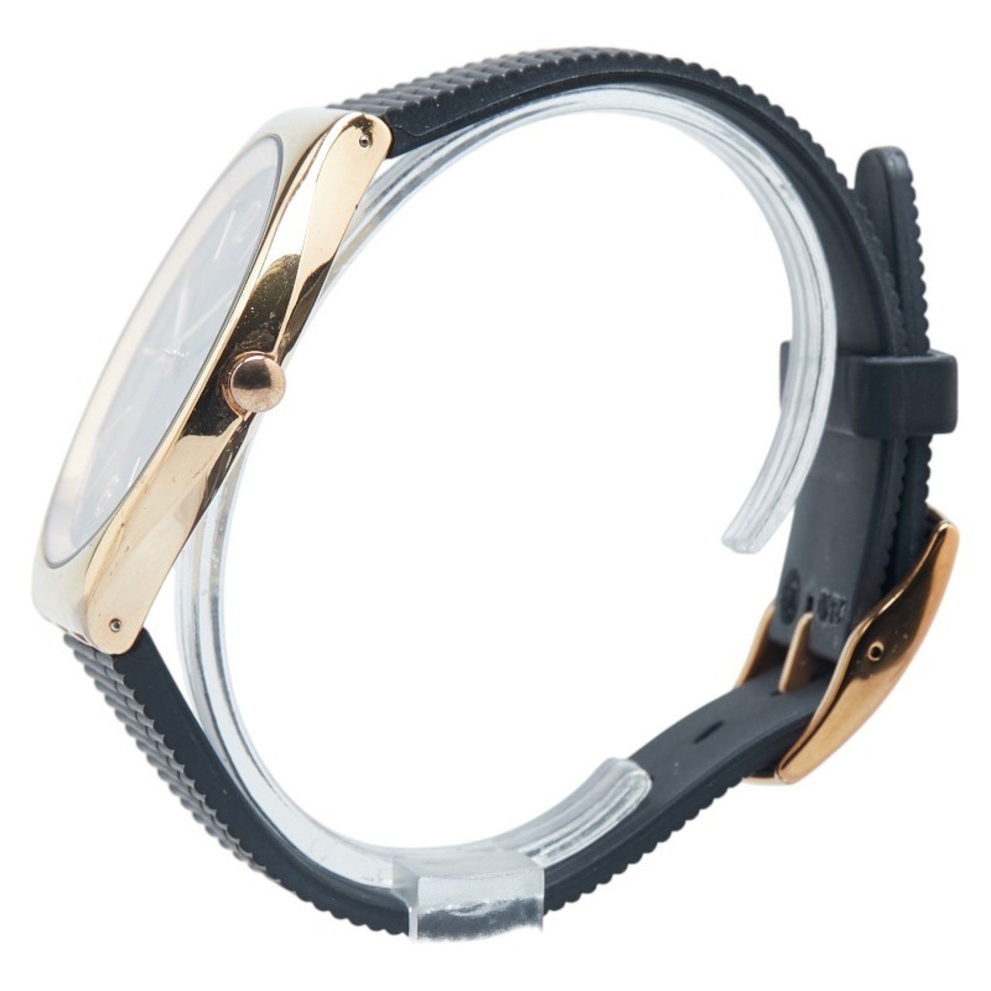 Swatch Swatch BIENNE BY NIGHT Watch SS07G102 Quartz Black Dial Stainless Steel Rubber Men's Size ONE SIZE - 3 Thumbnail