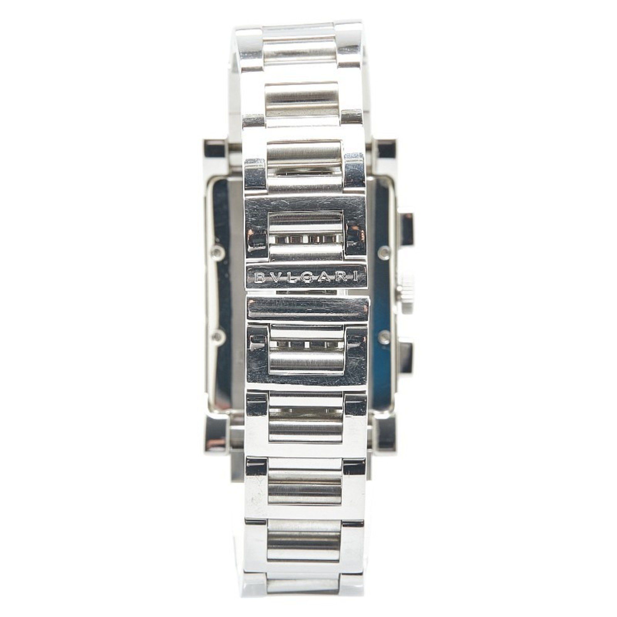 Bvlgari BVLGARI Rettangolo Watch RTC49S Quartz White Dial Stainless Steel Men's Size ONE SIZE - 4 Thumbnail