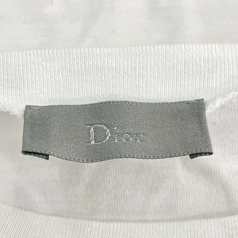 Dior White Short Sleeve T-Shirt with Embroidery Size US S / EU 44-46 / 1 - 5 Thumbnail