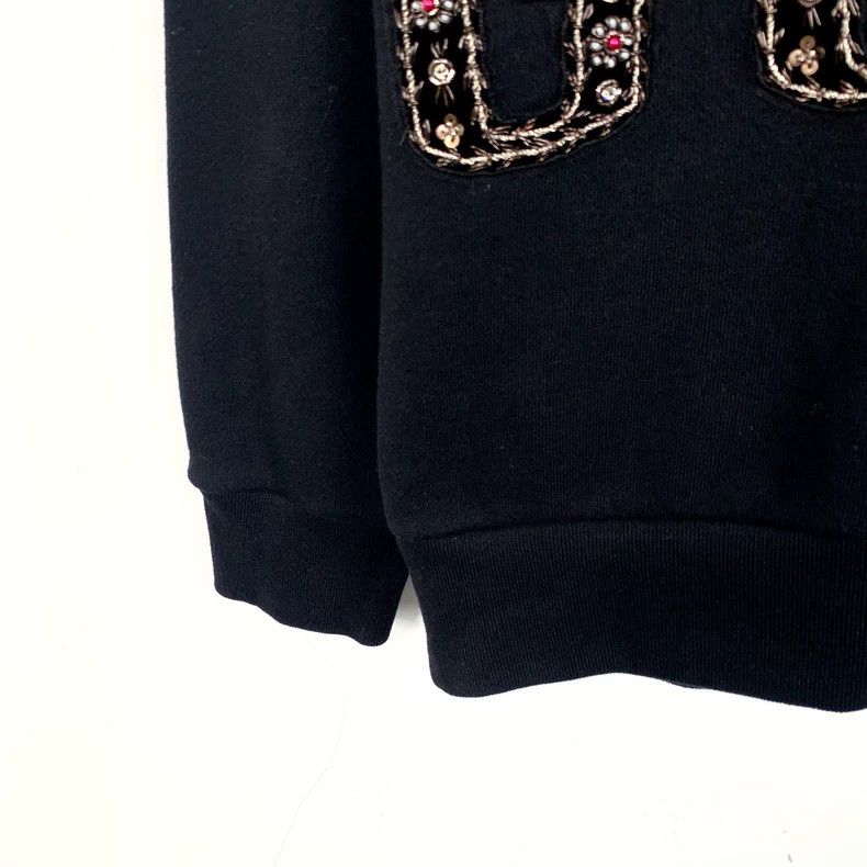 Gucci Gucci Black Sequin Long Sleeve Sweatshirt Size US M / EU 48-50 / 2 - 5 Thumbnail
