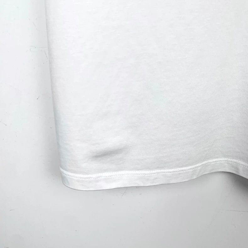 Dior Dior Logo Embroidered Cotton T-Shirt Size US XL / EU 56 / 4 - 5 Thumbnail