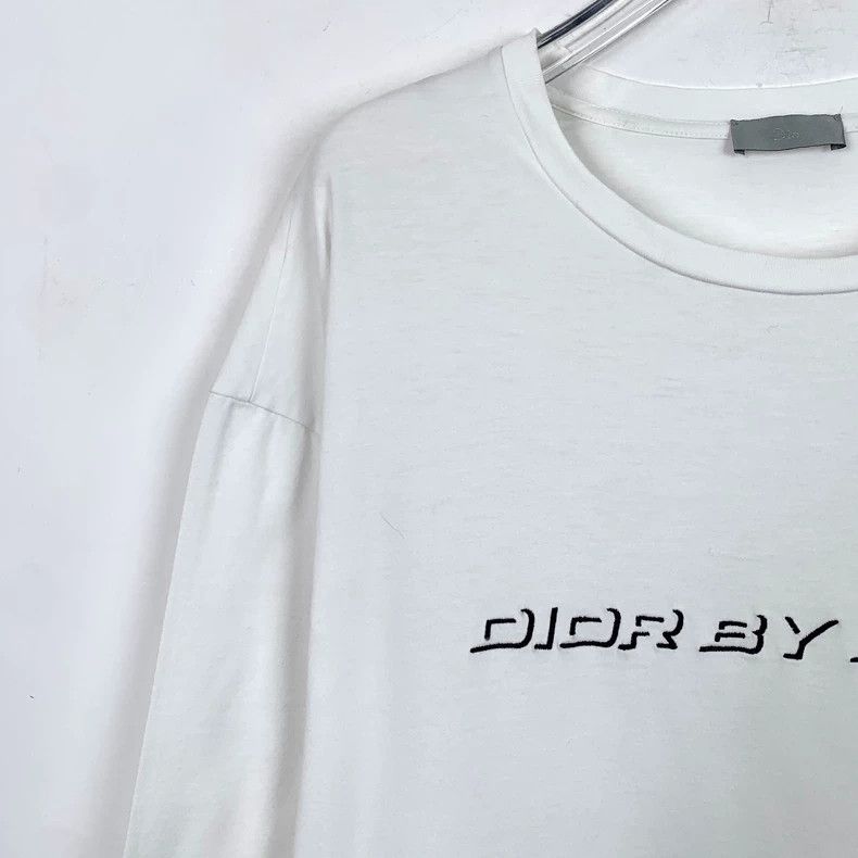 Dior Dior Logo Embroidered Cotton T-Shirt Size US XL / EU 56 / 4 - 3 Thumbnail