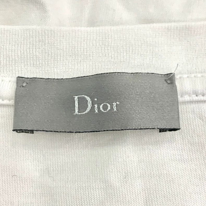 Dior Dior Logo Embroidered Cotton T-Shirt Size US XL / EU 56 / 4 - 6 Thumbnail