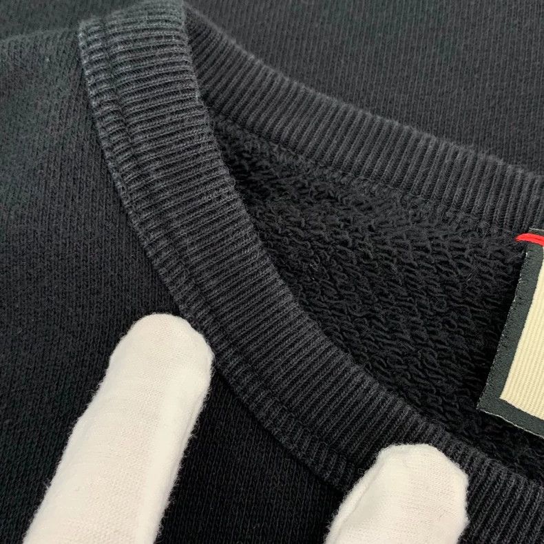 Gucci Gucci Black Logo Print Sweatshirt Size US M / EU 48-50 / 2 - 9 Thumbnail