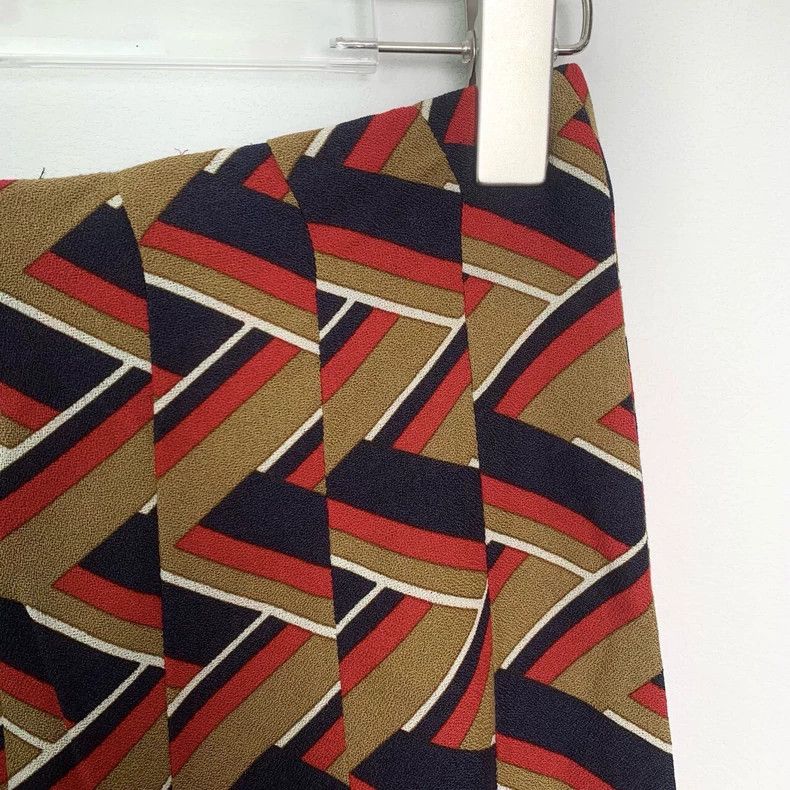 Gucci Gucci Printed Pleated Skirt in Multicolor Size US 38 / EU 54 - 3 Thumbnail