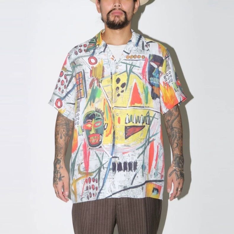 Wacko Maria Wacko Maria x Basquiat Short Sleeve Shirt Size US M / EU 48-50 / 2 - 2 Thumbnail
