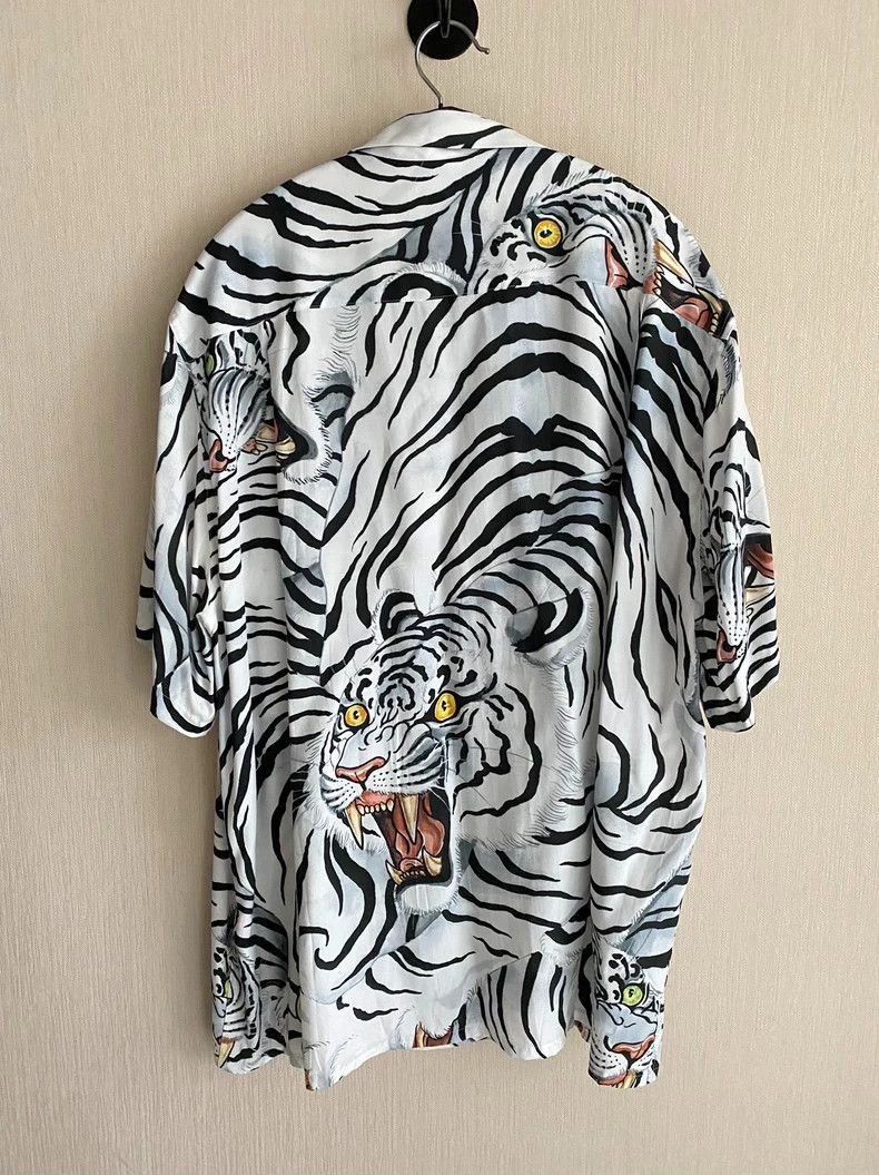 Wacko Maria Wacko Maria Tiger Print Short Sleeve Shirt Size US M / EU 48-50 / 2 - 2 Thumbnail