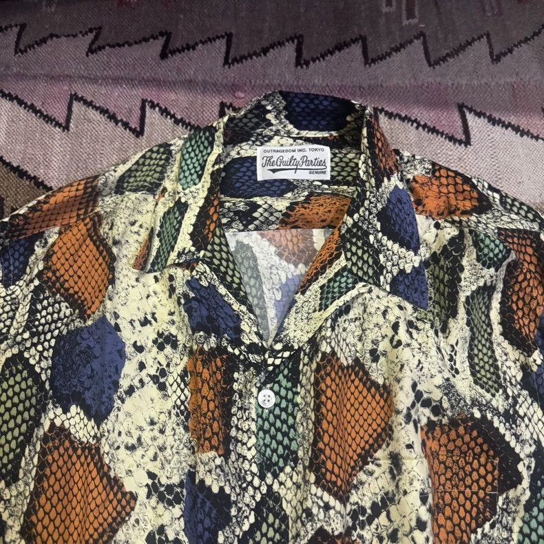 Wacko Maria Wacko Maria Snake Print Shirt Size US XL / EU 56 / 4 - 2 Thumbnail
