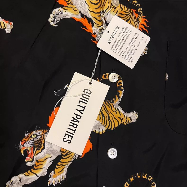 Wacko Maria Wacko Maria Tiger Print Summer Shirt Size US M / EU 48-50 / 2 - 3 Thumbnail