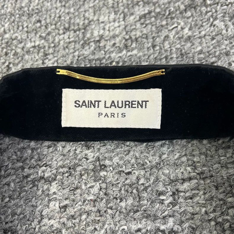 Saint Laurent Paris Black Velvet Saint Laurent Vest for Women Size US S / EU 44-46 / 1 - 4 Thumbnail