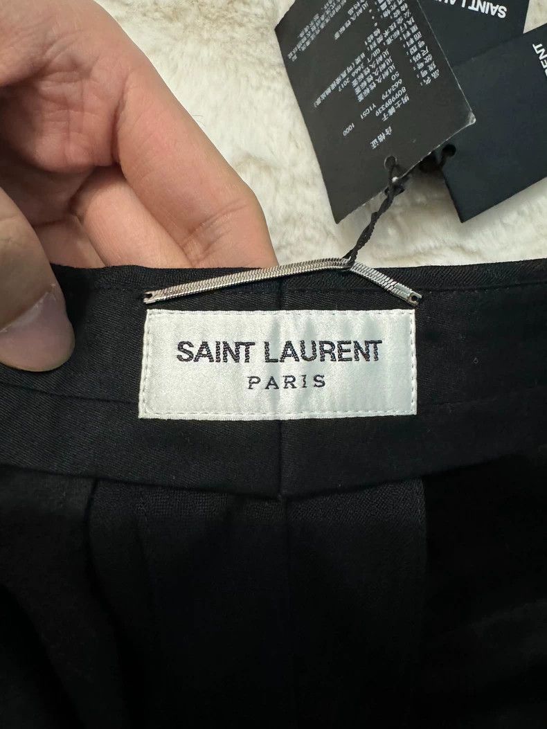 Saint Laurent Paris Saint Laurent Black Smoking Pants Size US 31 - 3 Thumbnail