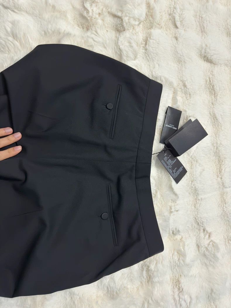 Saint Laurent Paris Saint Laurent Black Smoking Pants Size US 31 - 7 Thumbnail