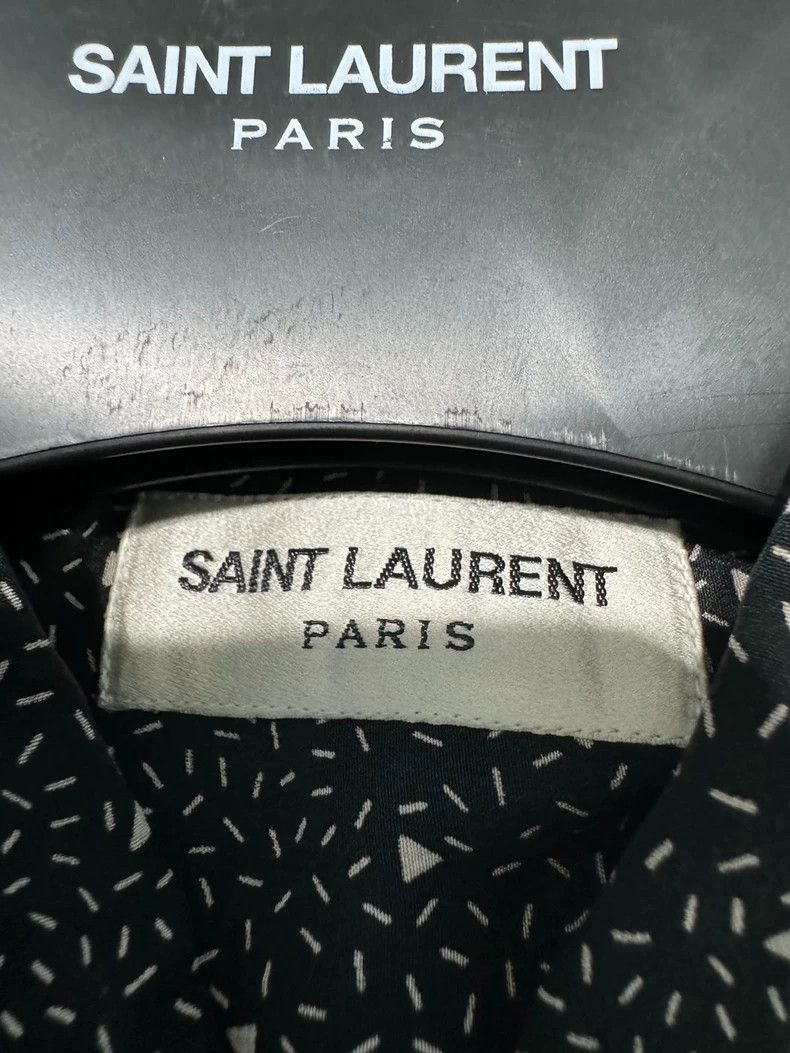 Saint Laurent Paris Saint Laurent Silk Shirt with Tags Size US M / EU 48-50 / 2 - 4 Thumbnail