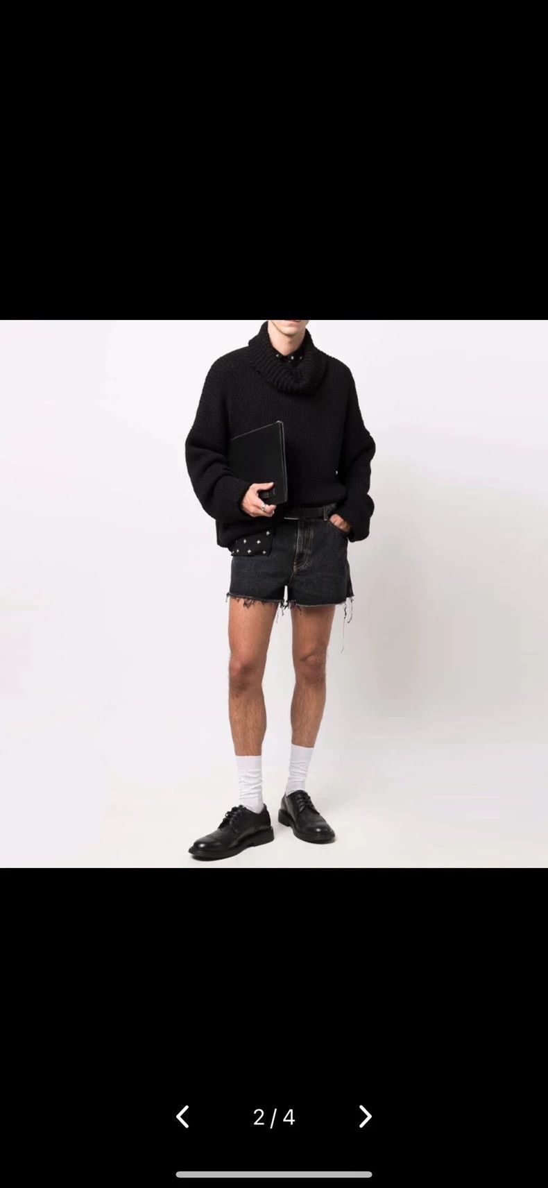 Saint Laurent Paris Saint Laurent Distressed Denim Shorts for Summer Size US 30 / EU 46 - 9 Thumbnail