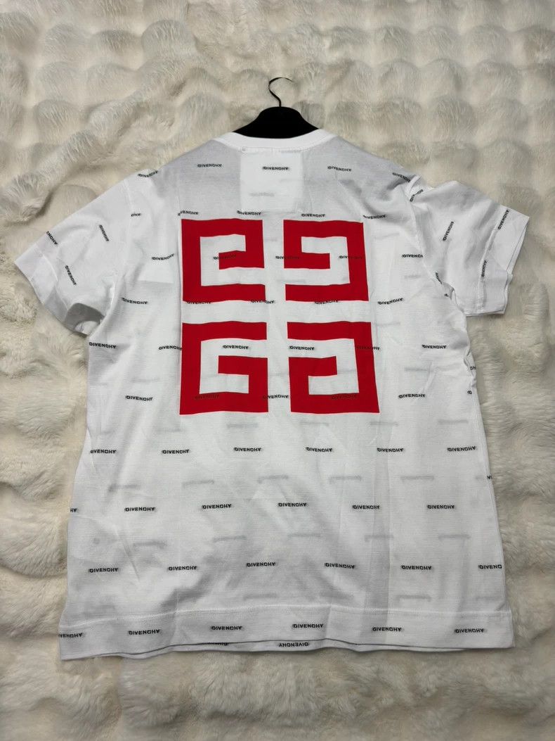 Givenchy Givenchy Logo Short Sleeve T-Shirt White Size US L / EU 52-54 / 3 - 2 Thumbnail