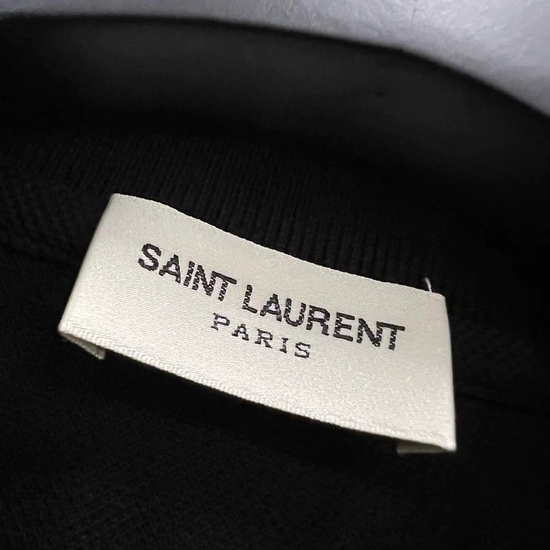 Saint Laurent Paris Saint Laurent Black Polo Shirt M Size Size US M / EU 48-50 / 2 - 3 Thumbnail