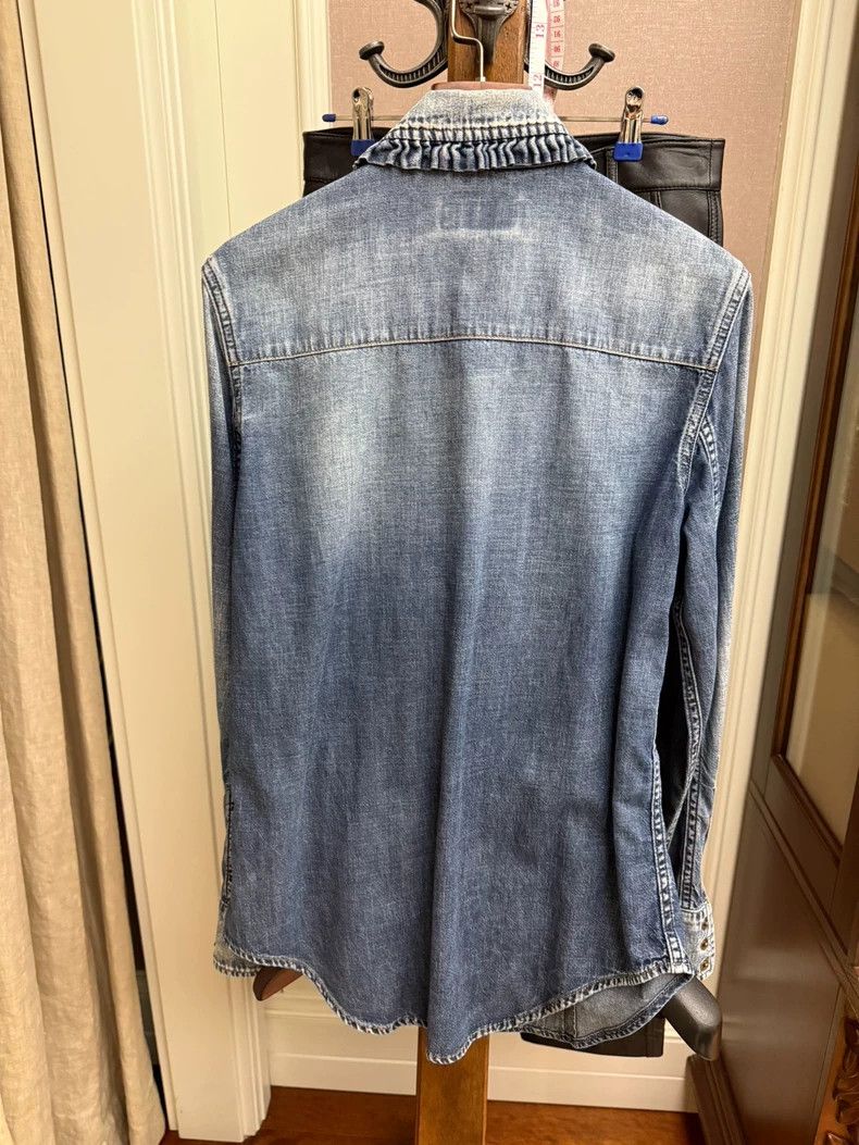 Saint Laurent Paris Saint Laurent Denim Button-Up Shirt M Size US M / EU 48-50 / 2 - 3 Thumbnail