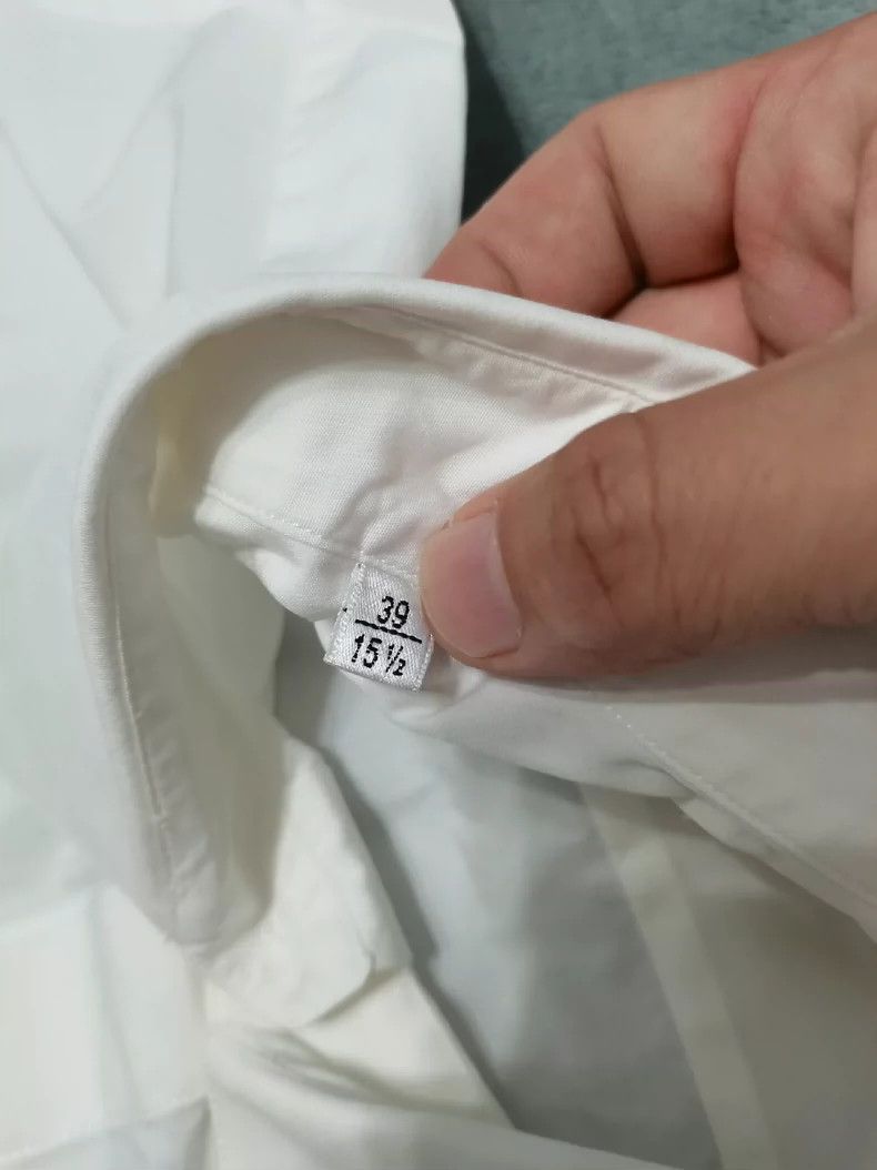Saint Laurent Paris Classic White Cotton Shirt by YSL Size US M / EU 48-50 / 2 - 8 Thumbnail