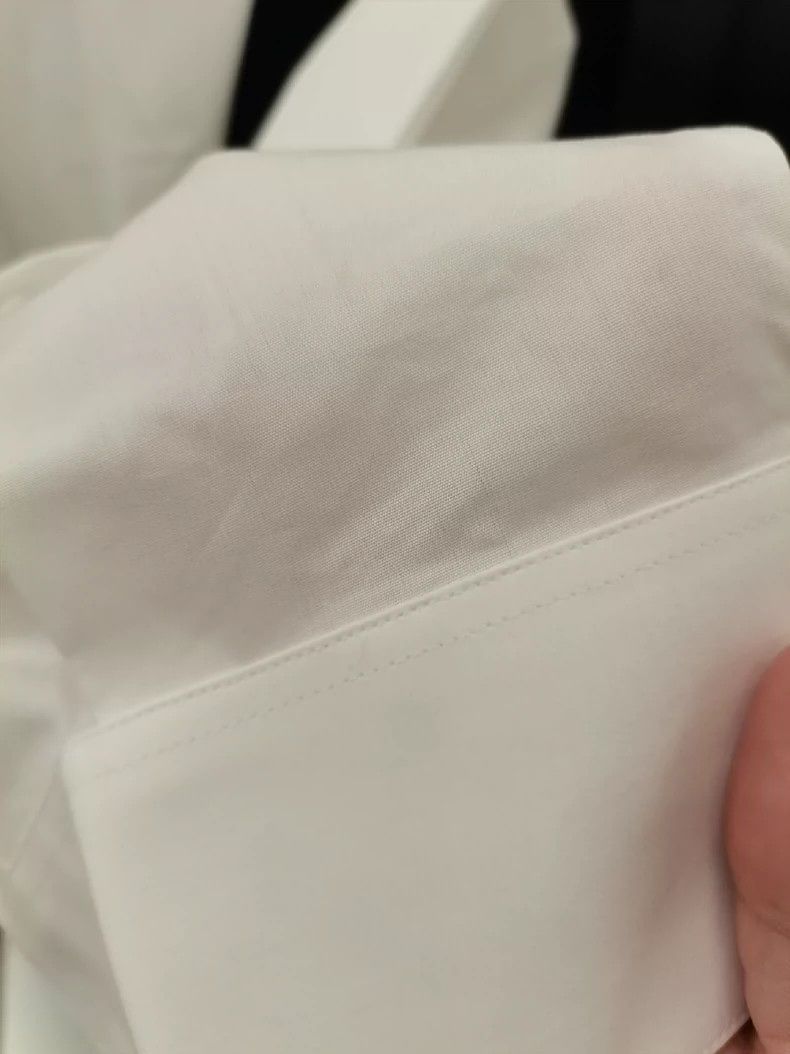 Saint Laurent Paris Classic White Cotton Shirt by YSL Size US M / EU 48-50 / 2 - 4 Thumbnail