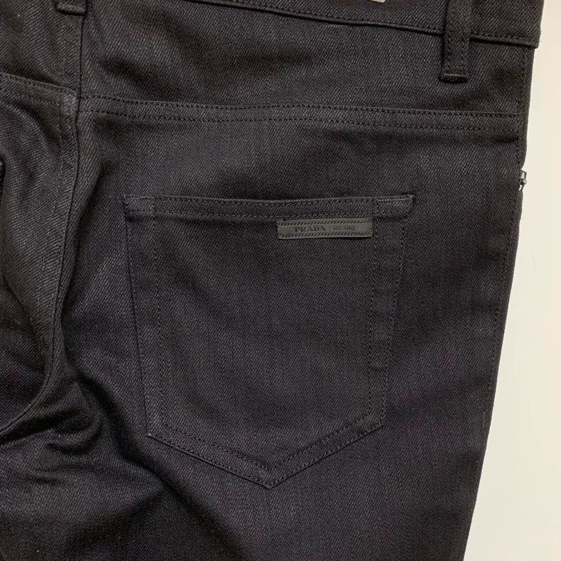 Prada Prada Black Denim Pants Size 32 Size US 32 / EU 48 - 8 Thumbnail