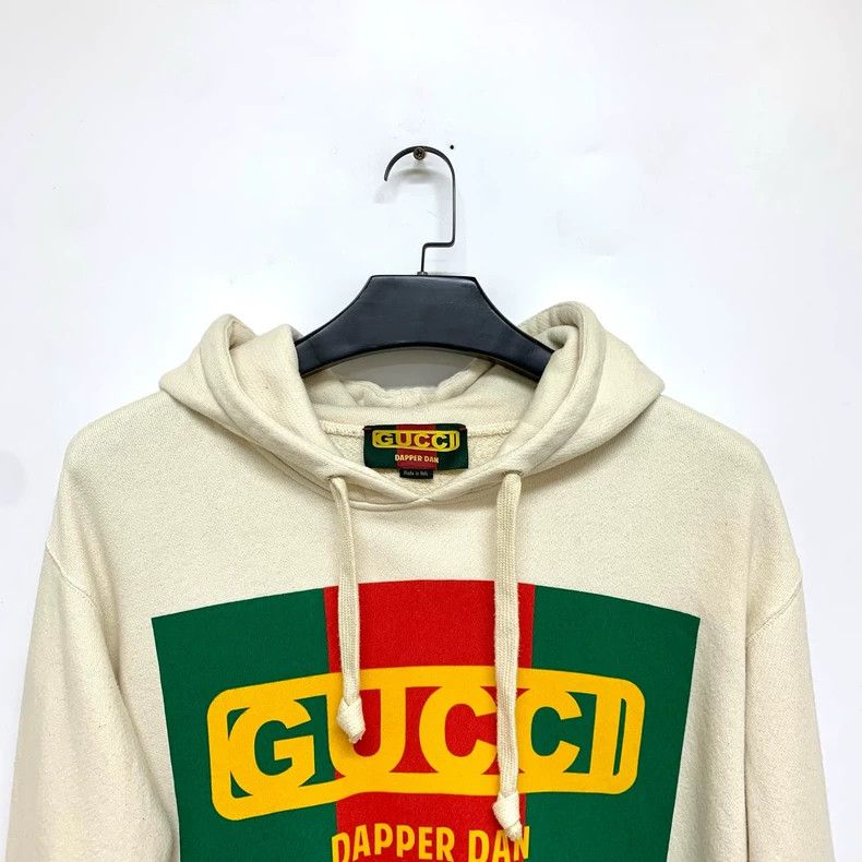 Gucci Gucci Dapper Dan Logo Hooded Sweatshirt Size US M / EU 48-50 / 2 - 5 Thumbnail