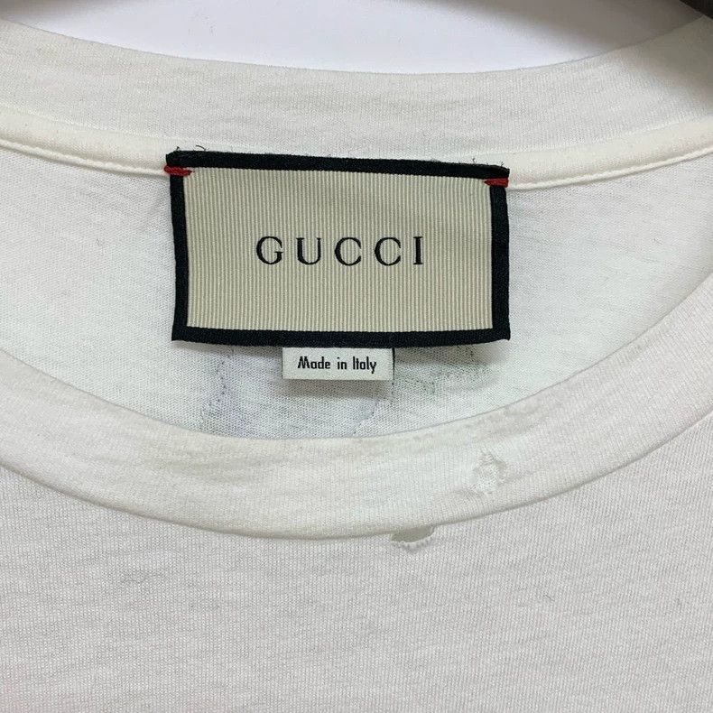 Gucci Gucci White Short Sleeve T-Shirt Medium Size US M / EU 48-50 / 2 - 4 Thumbnail