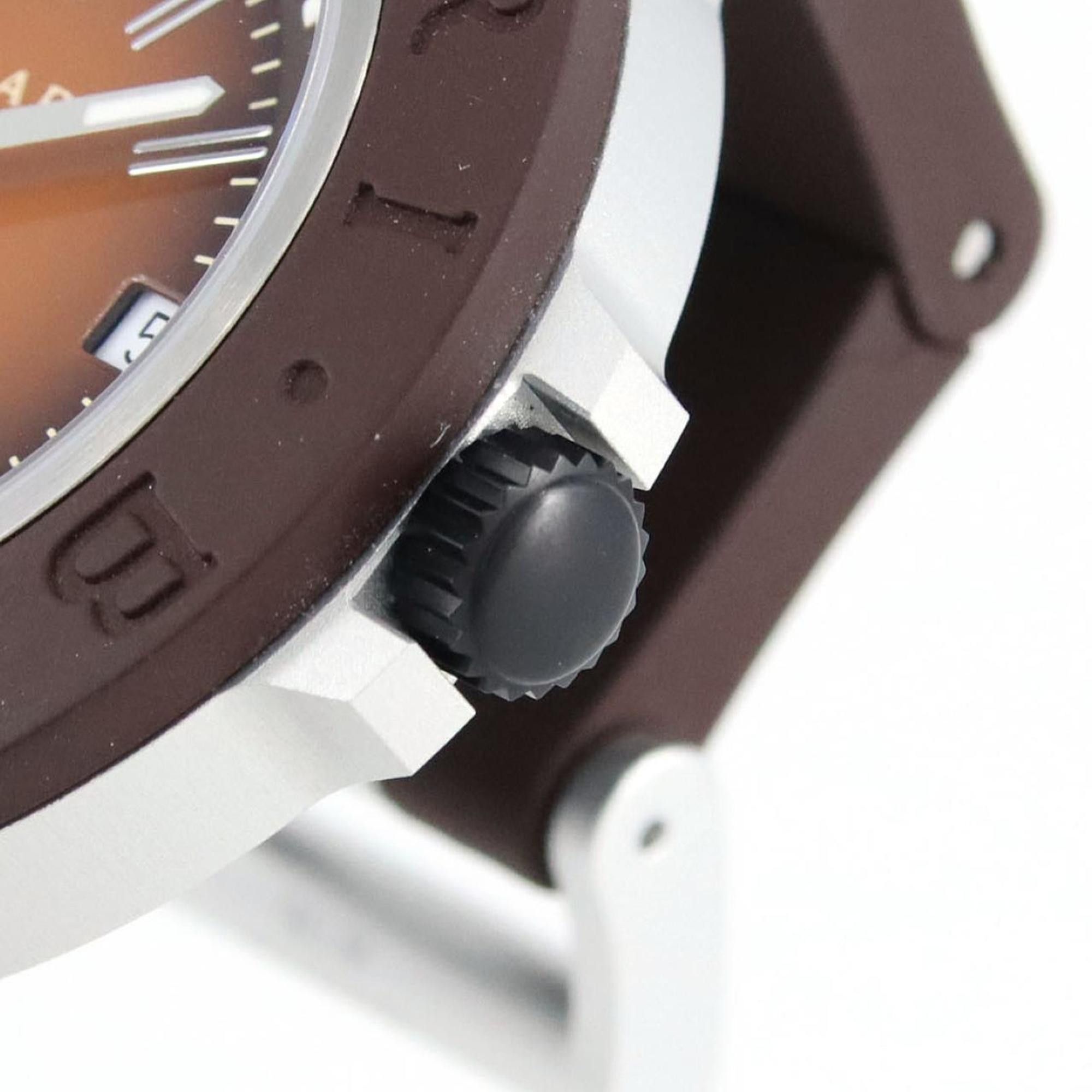 Bvlgari BVLGARI Aluminium GMT Fender LIMITED BB40ATGMT 104117 Wristwatch Automatic Size ONE SIZE - 5 Thumbnail