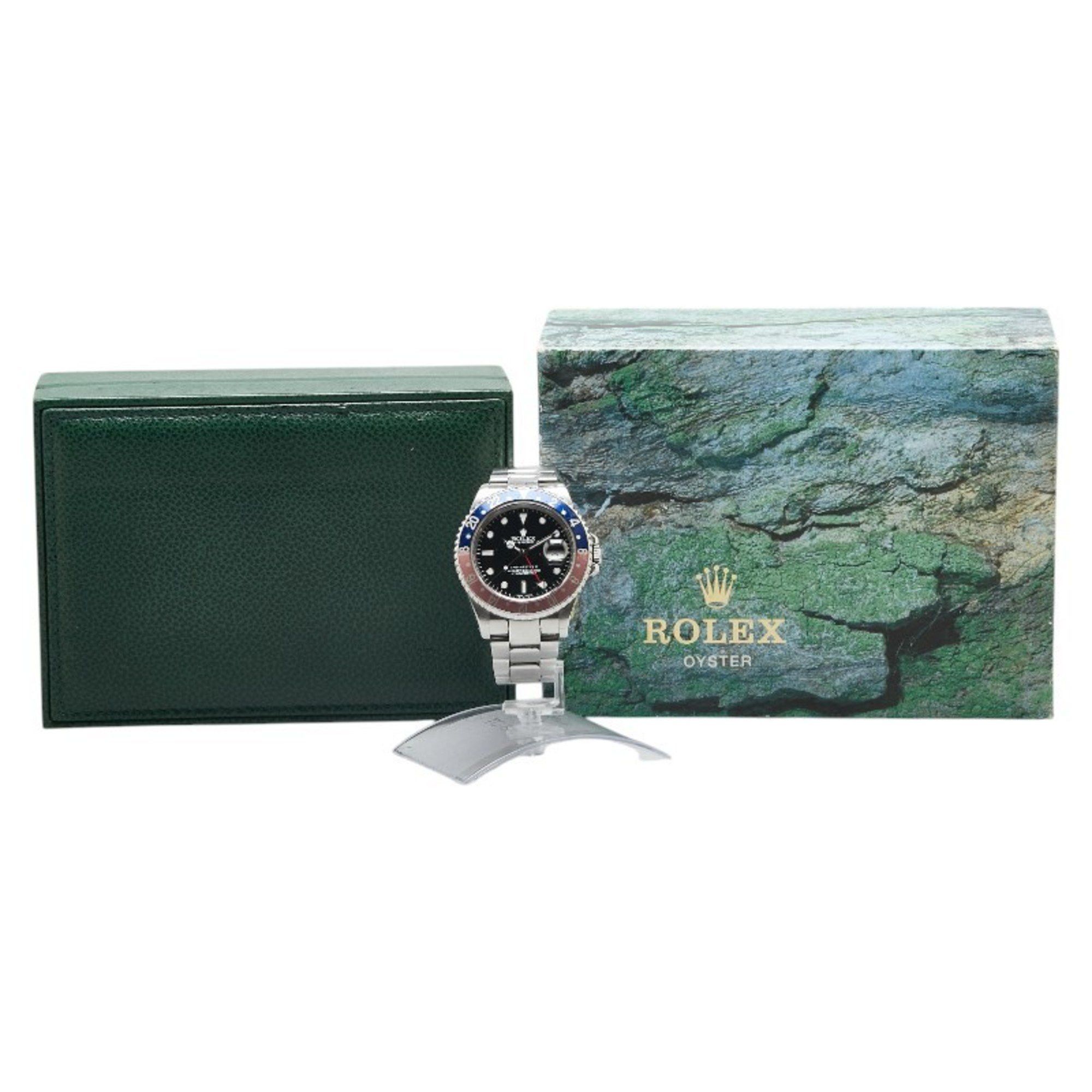 Rolex Rolex GMT Master II Watch 16710 Automatic Black Dial Stainless Steel Men's ROLEX Size ONE SIZE - 12 Thumbnail