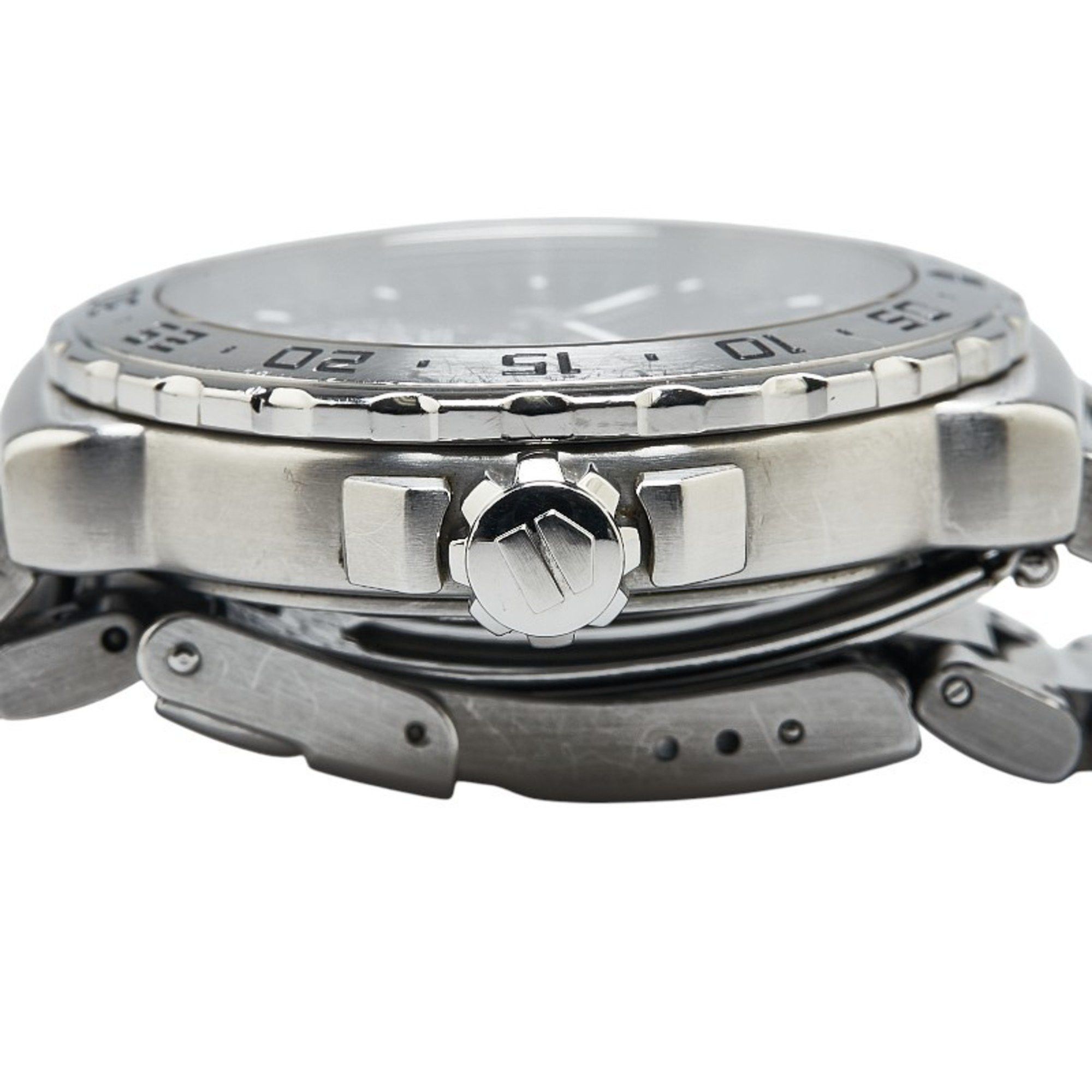 Tag Heuer TAG Heuer Formula 1 Grand Date Watch WAU1112 Quartz Black Dial Stainless Steel Men's HEUER Size ONE SIZE - 5 Thumbnail