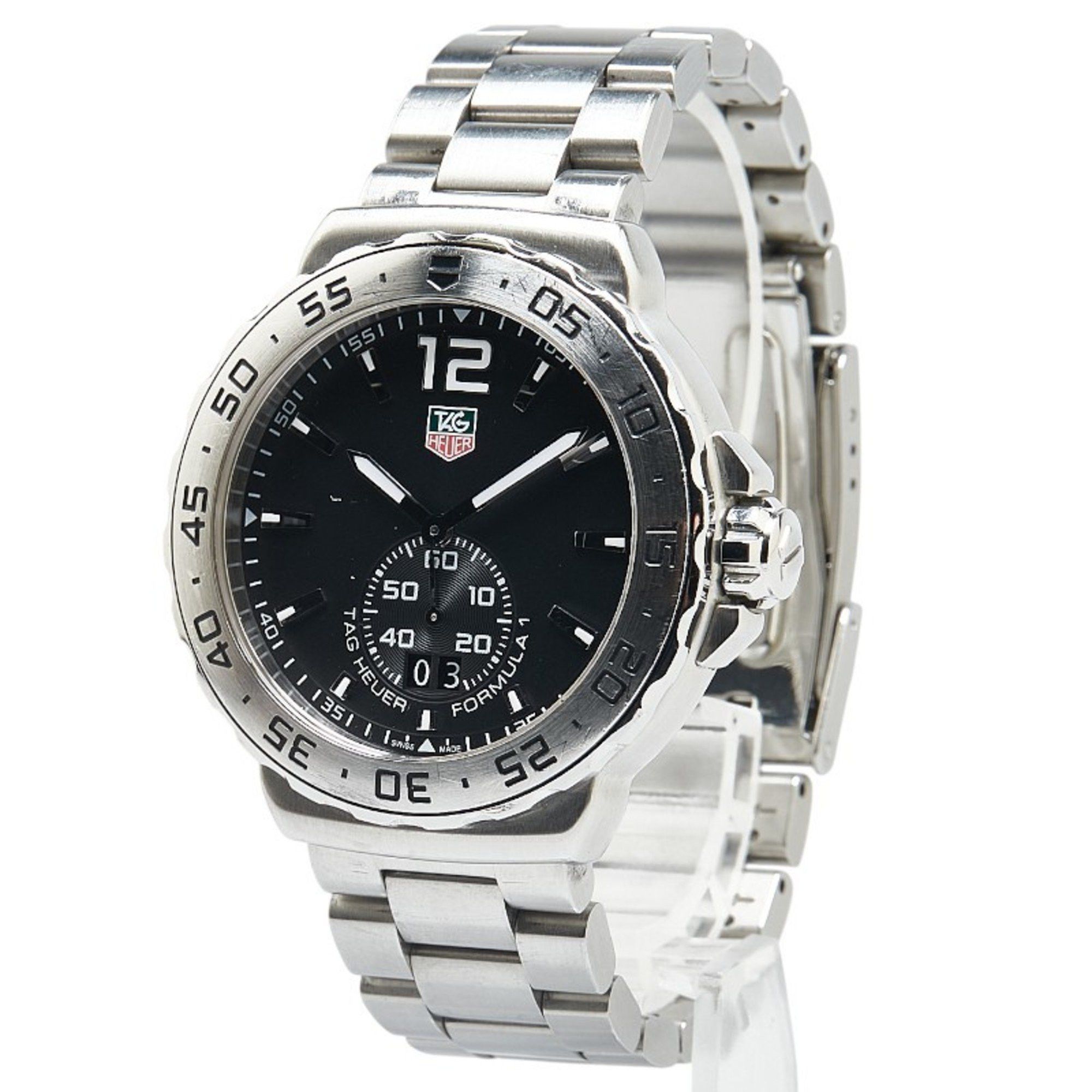 Tag Heuer TAG Heuer Formula 1 Grand Date Watch WAU1112 Quartz Black Dial Stainless Steel Men's HEUER Size ONE SIZE - 3 Thumbnail