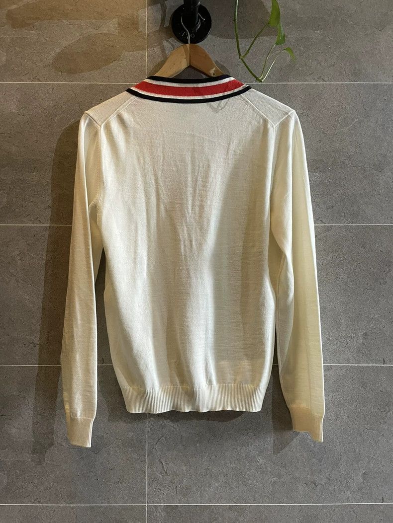 Gucci Gucci Wool Cardigan with Contrast Stripes Size US XS / EU 42 / 0 - 5 Thumbnail