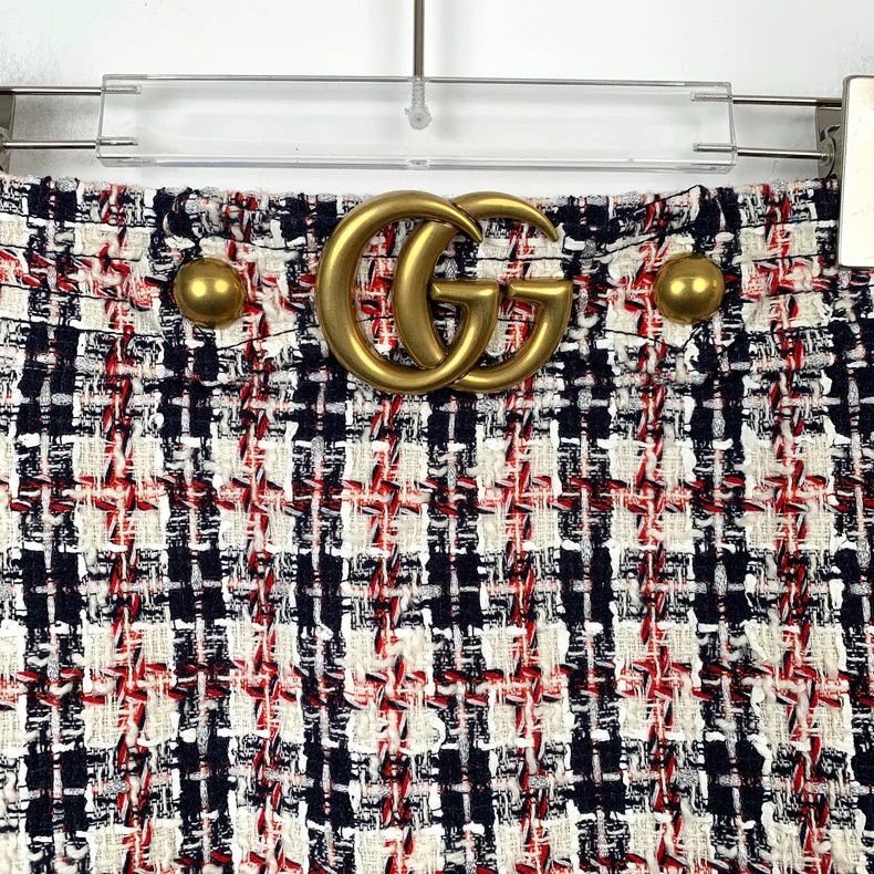 Gucci Gucci Colorful Check G G Cotton Skirt Size US 38 / EU 54 - 4 Thumbnail