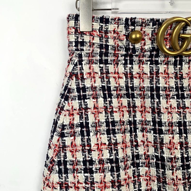 Gucci Gucci Colorful Check G G Cotton Skirt Size US 38 / EU 54 - 3 Thumbnail