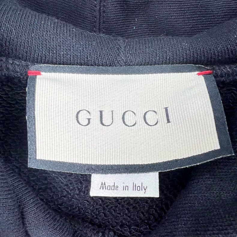 Gucci Gucci Black Logo Cat Hoodie Size US M / EU 48-50 / 2 - 3 Thumbnail
