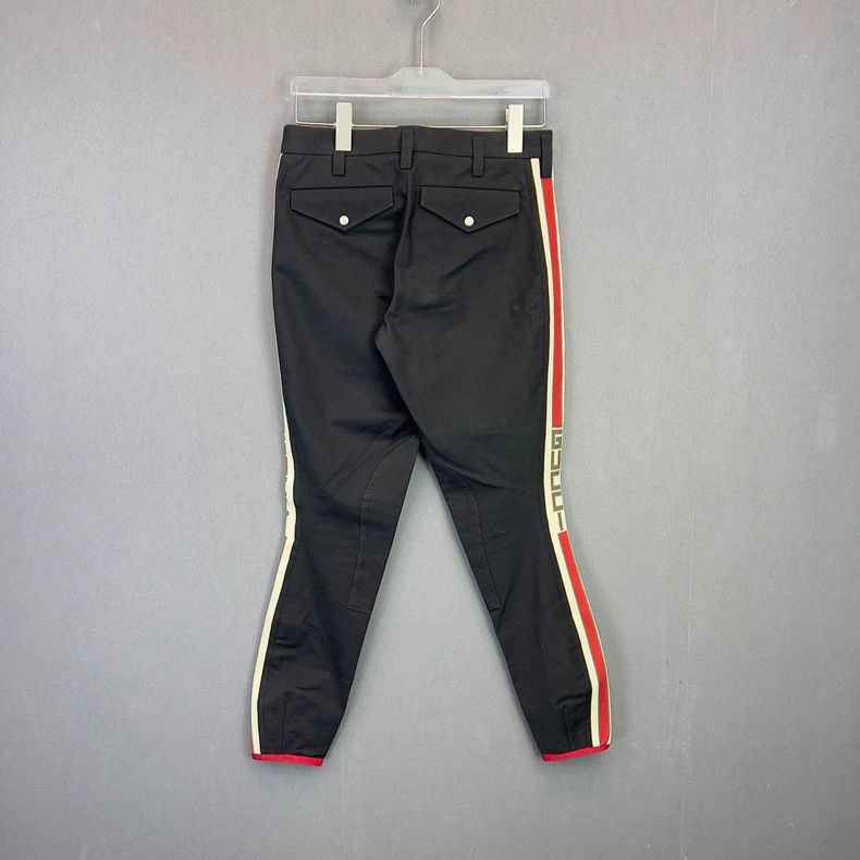Gucci Gucci Black Logo Casual Pants Size US 31 - 2 Thumbnail