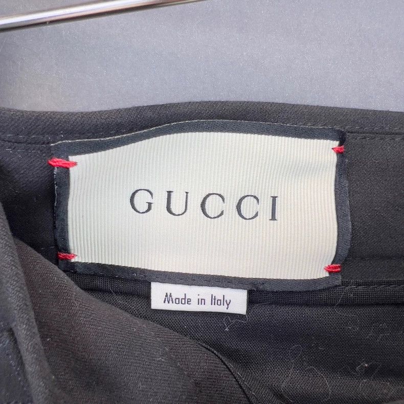 Gucci Gucci Black Logo Casual Pants Size US 31 - 3 Thumbnail