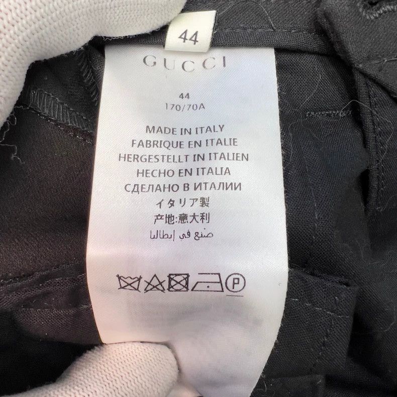 Gucci Gucci Black Logo Casual Pants Size US 31 - 4 Thumbnail