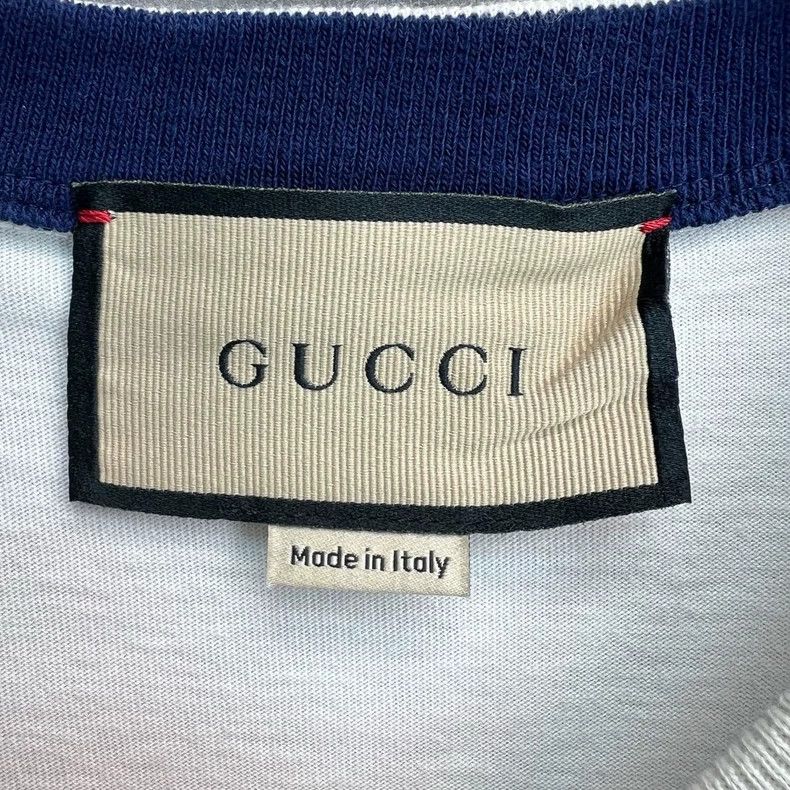Gucci Gucci Embroidered Logo Fitted T-Shirt Size US M / EU 48-50 / 2 - 3 Thumbnail