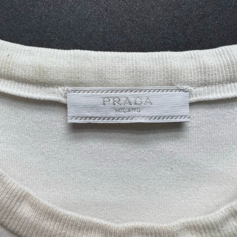 Prada Prada Logo Print Short Sleeve T-shirt Size US M / EU 48-50 / 2 - 3 Thumbnail