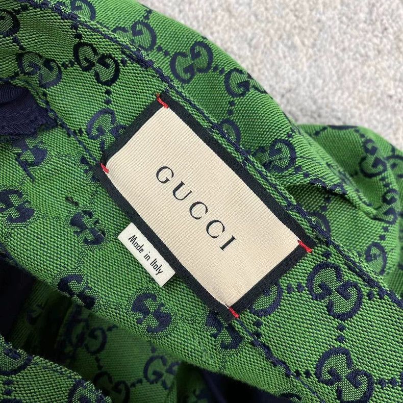 Gucci Gucci Green Logo Printed Long Pants Size US 36 / EU 52 - 4 Thumbnail