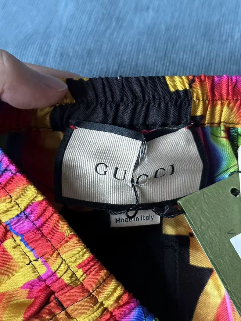 Gucci Gucci Printed Silk Shorts Size US 38 / EU 54 - 4 Thumbnail