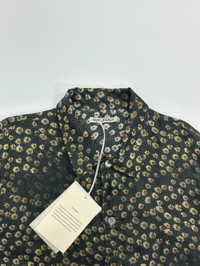 Our Legacy Our Legacy Black Print Hawaiian Shirt Size US M / EU 48-50 / 2 - 3 Thumbnail