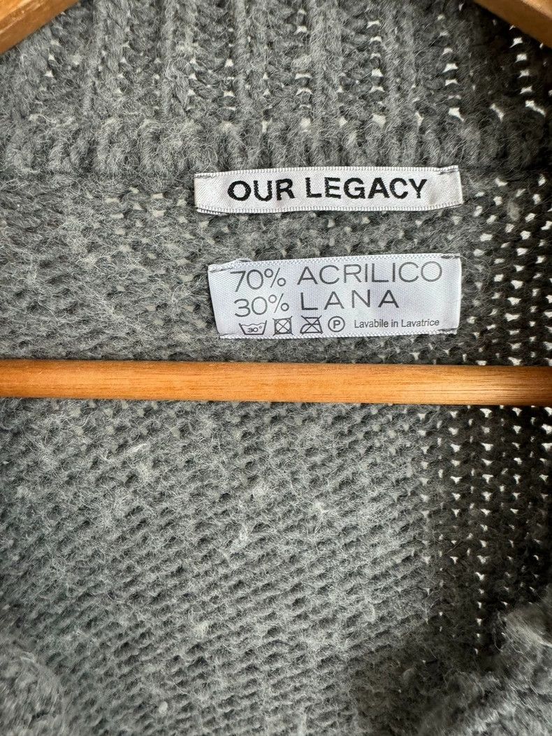 Our Legacy Our Legacy Gray Knit Cardigan Sweater Size US M / EU 48-50 / 2 - 3 Thumbnail